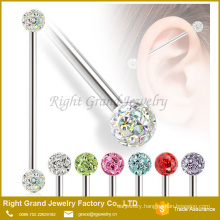 New design Stainless steel body piercing jewelry Industrial barbell